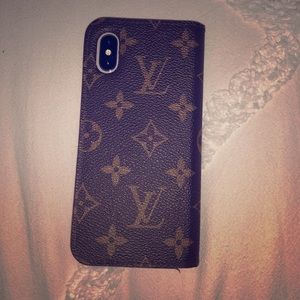 Louis Vuitton iPhone X folio case